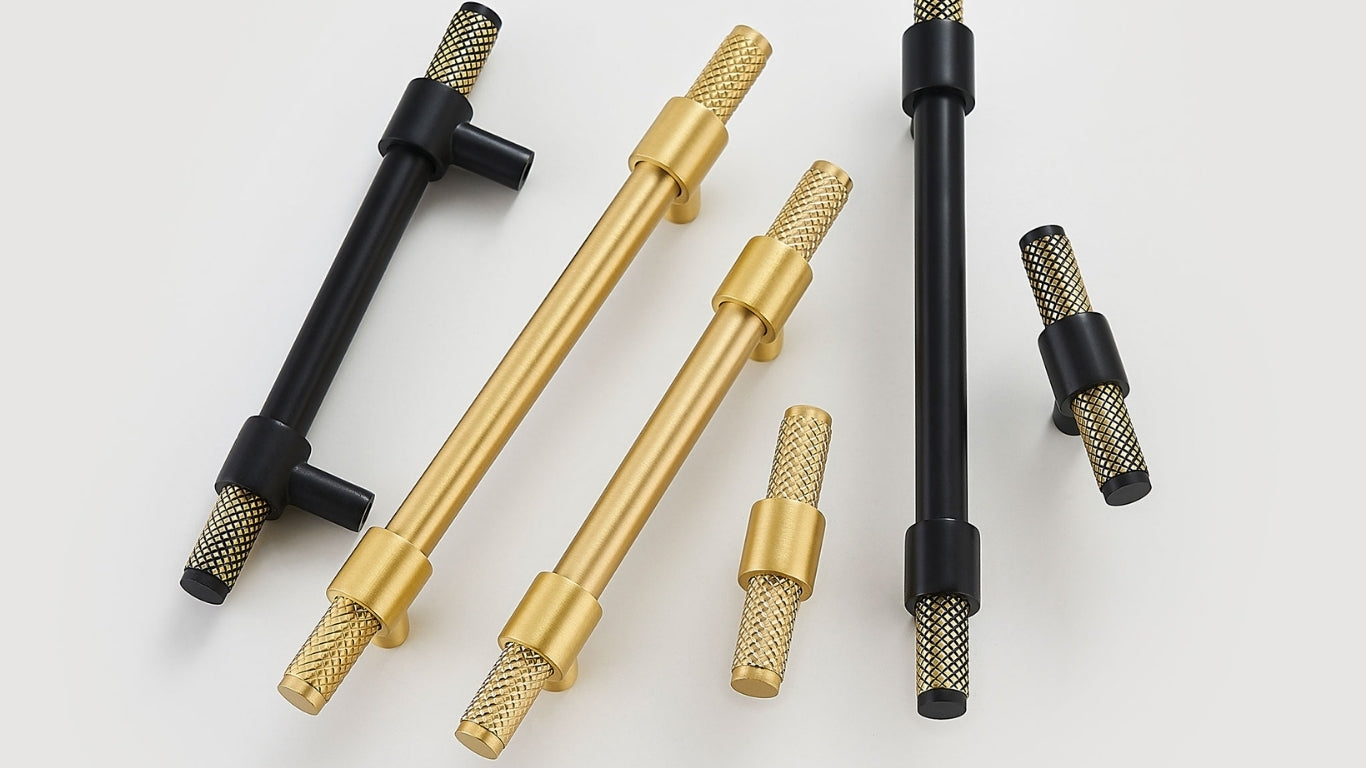 Poignée 3081 | Moleté | Laiton