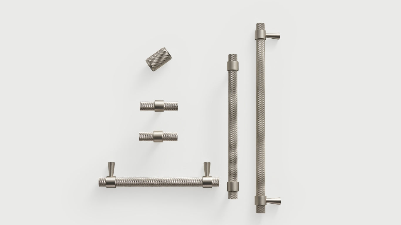 Griff CH016 | Gerändelt | Nickel