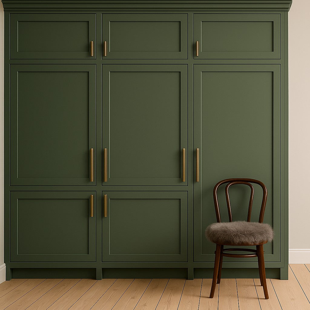 Maniglia CH052 | Zigrinata | Ottone Antico