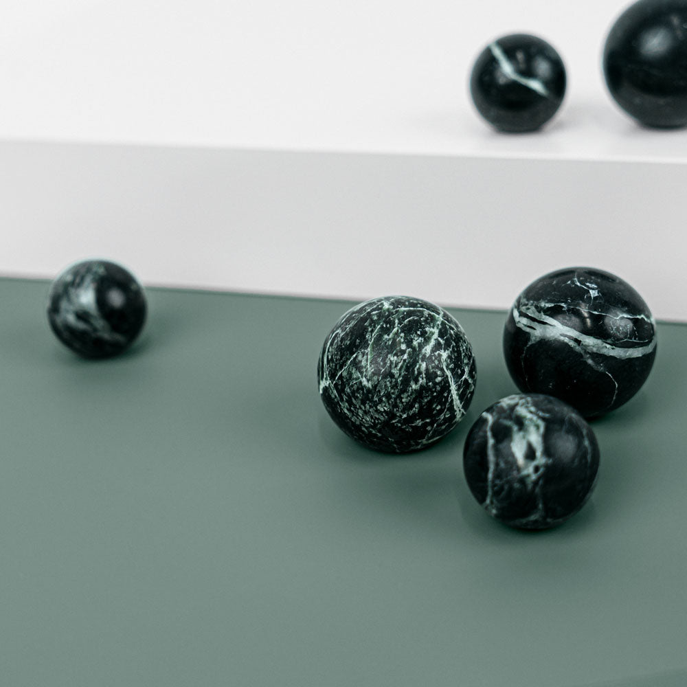 Knop DR101 | Marmor | Green Flower 