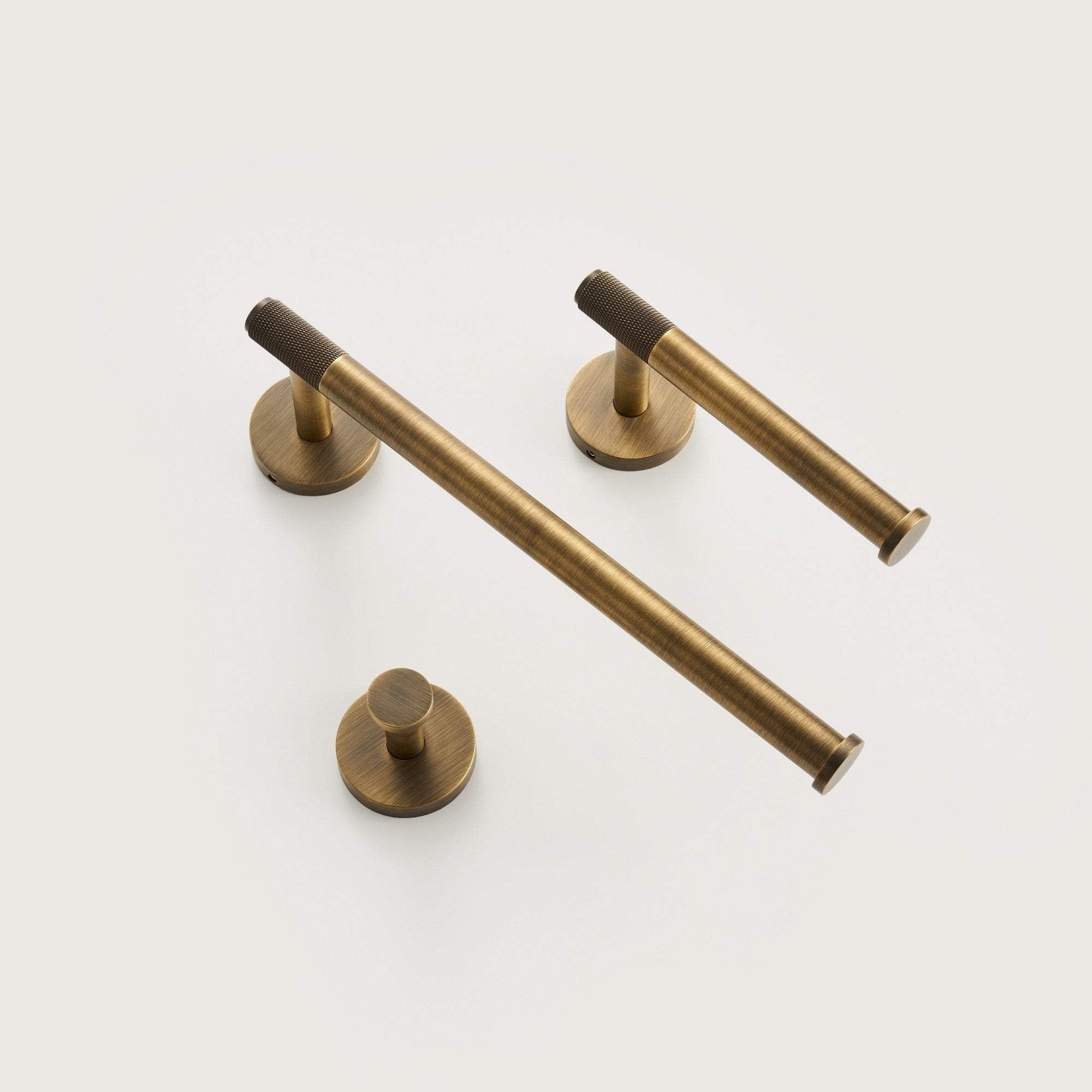 Porta rotolo BA01-HD160 | Ottone Anticato
