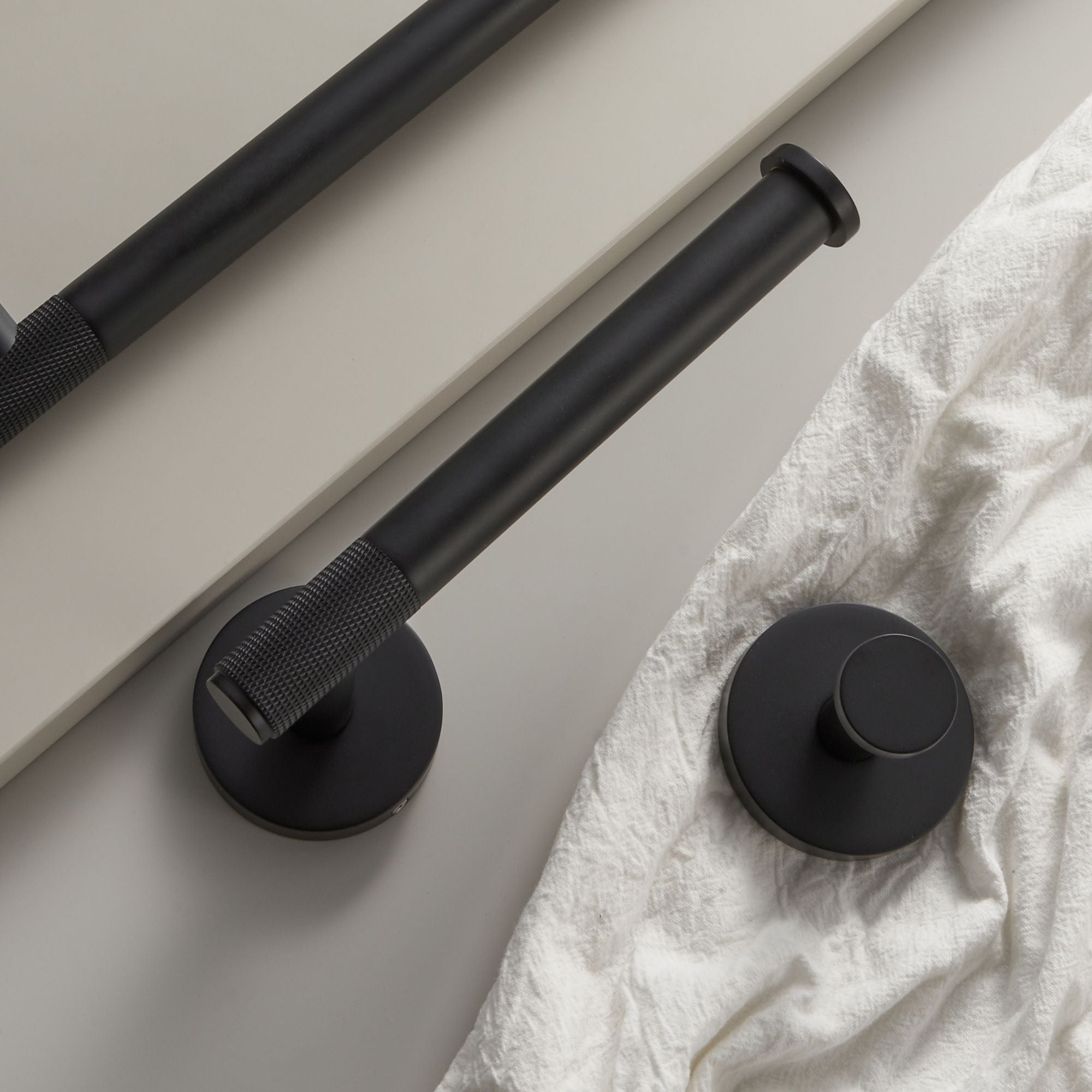 Toilettenroldispenser BA01-HD160 | Zwart