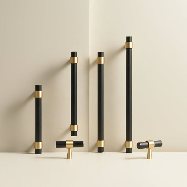 Handtag ch016a i svart finish - Första bild