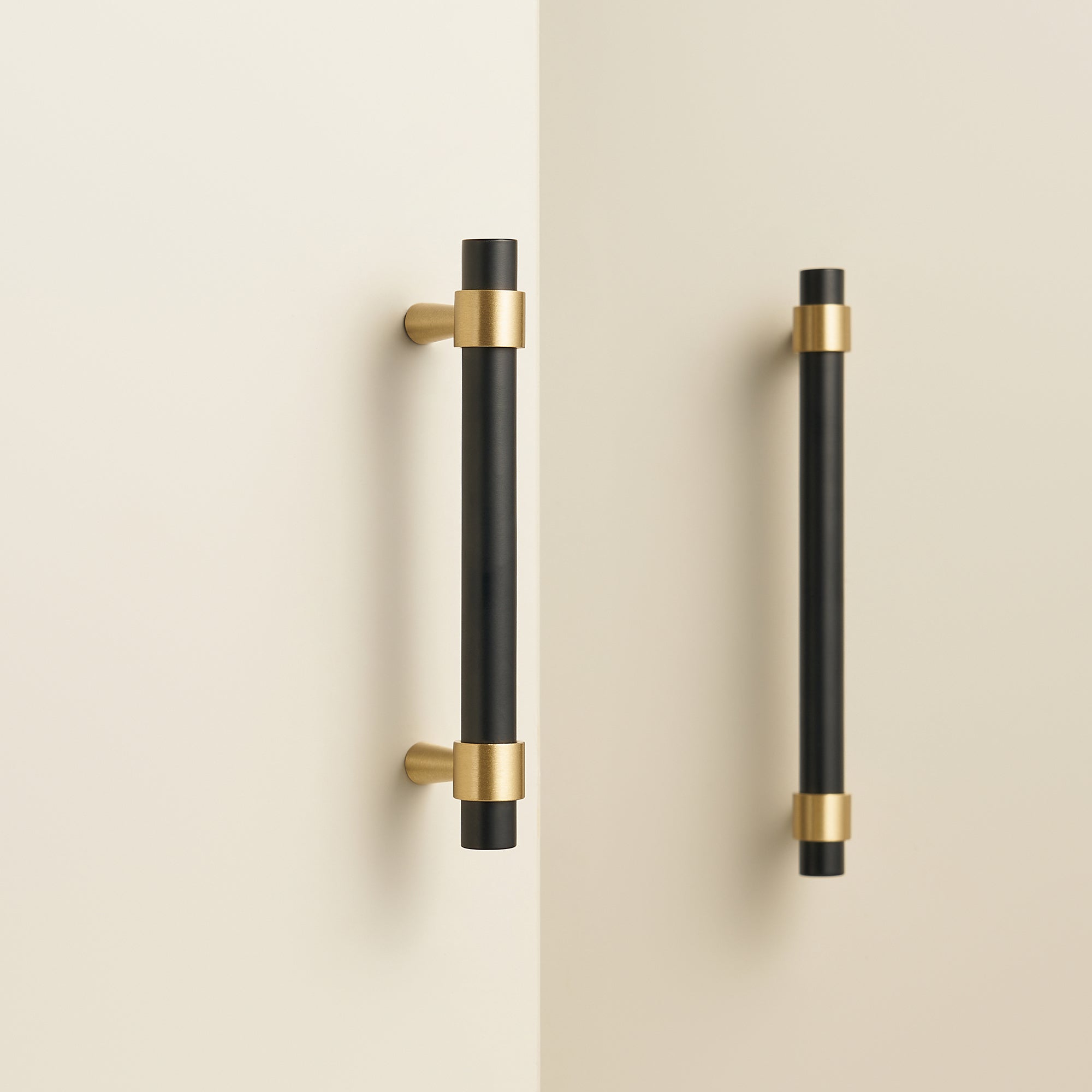 Handtag ch016a i svart finish - detaljbild