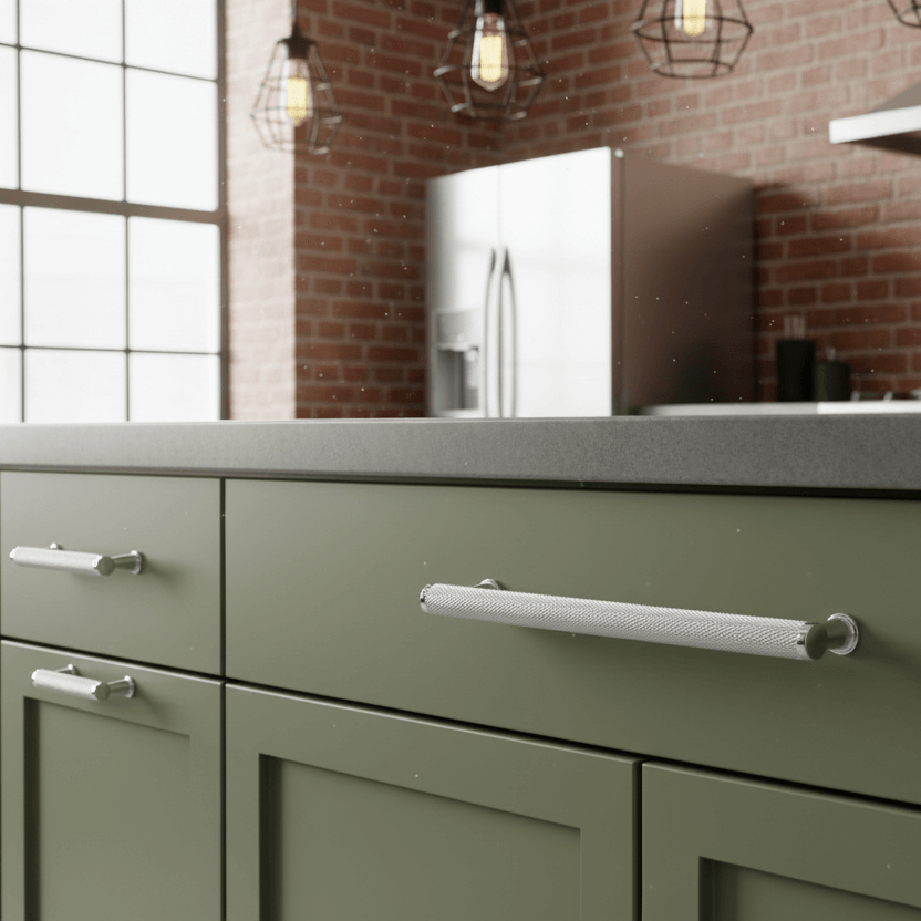Maniglia 3065 | Zigrinata | Cromo