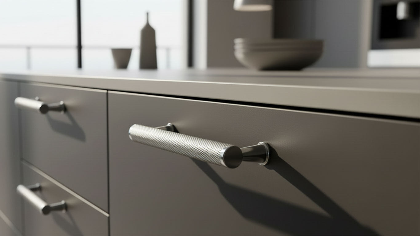 Griff 3065 | Gerändelt | Chrom