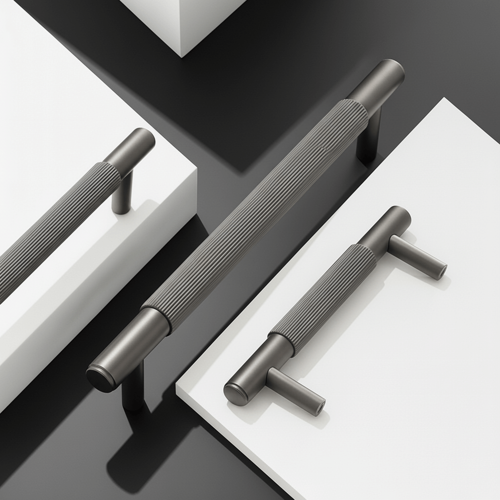 Maniglia 3100 | Zigrinata | Grigio Antracite
