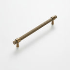 Maniglia CH016 | Zigrinata | Ottone Antico