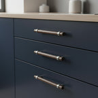 Handle CH025W | Walnut + Nickel