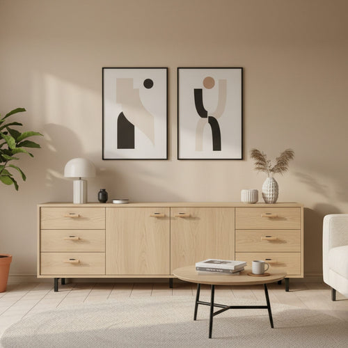T-barre CH076 | Bøgetræ + Sort