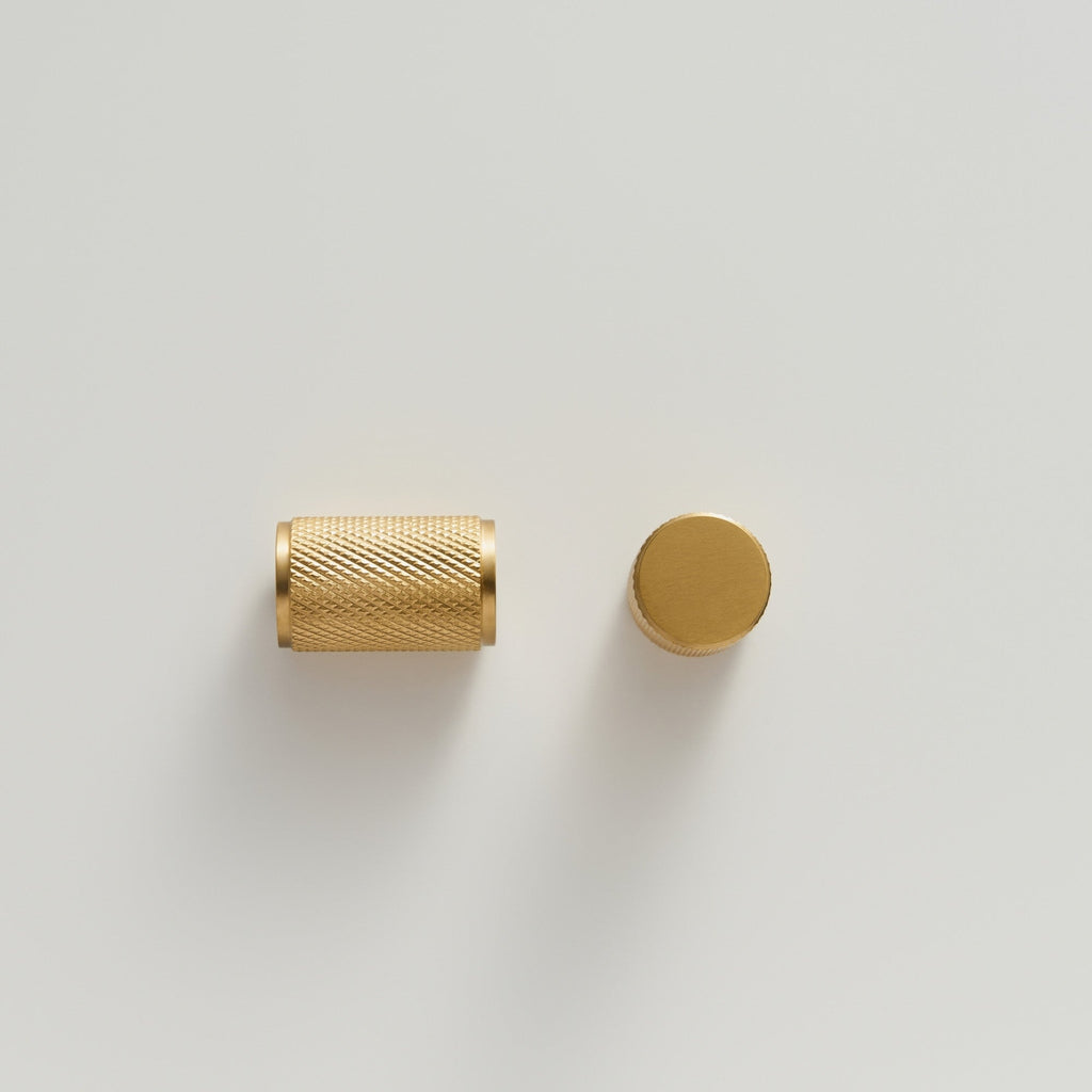Knopf CH035 | Gerändelt | Messing