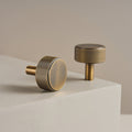 Pomello CH052 | Zigrinato | Ottone Antico