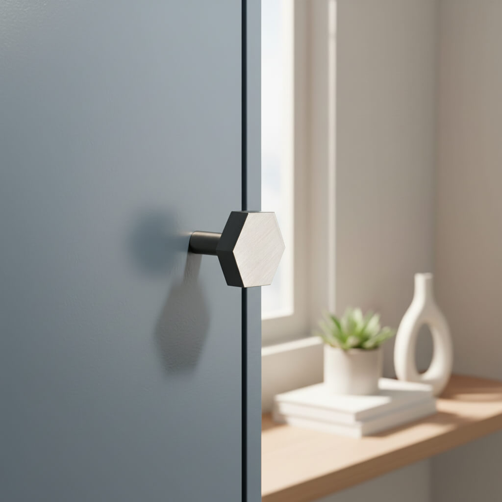 Knopf 1055 | Hexagon | Nickel