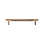 Maniglia 3146 | Zigrinata | Ottone Antico
