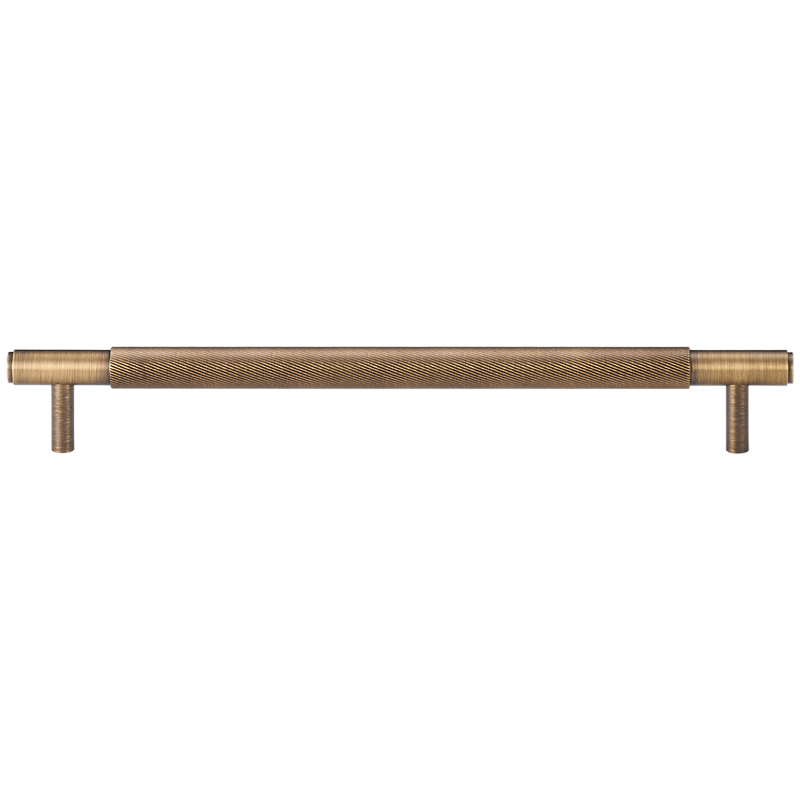 Maniglia 3146 | Zigrinata | Ottone Antico