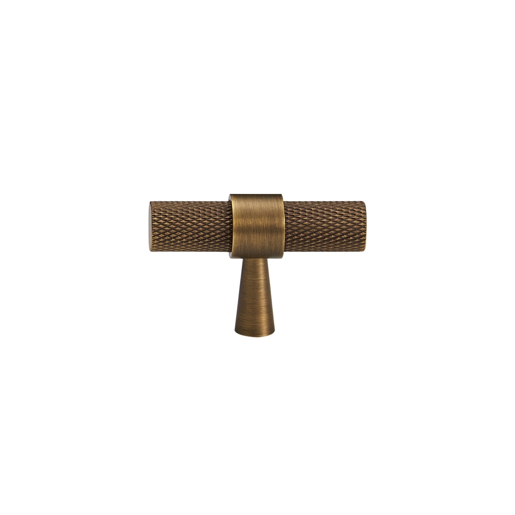 T-bar CH016 | Knurled | Antique Brass