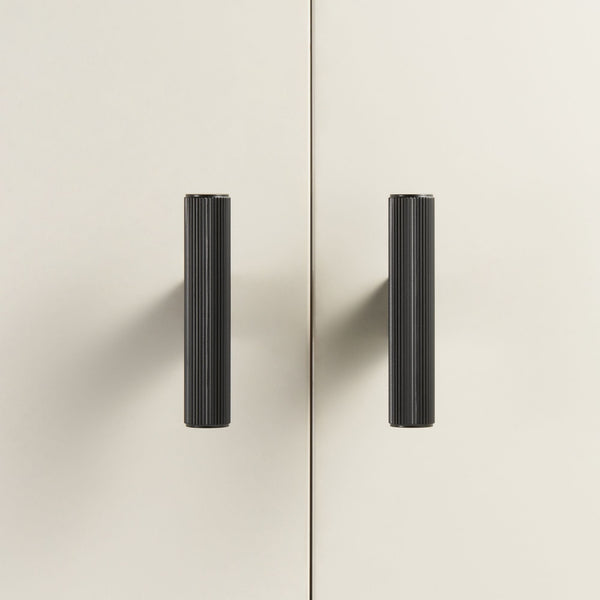 T-bar CH052 | Gerändelt | Schwarz