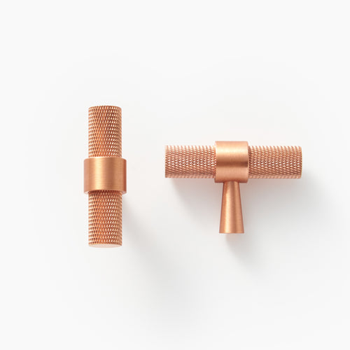 T-bar CH016 | Knurled | Copper