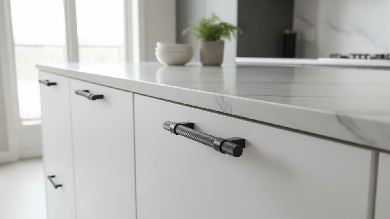 Griff 3138 | Gerillt | Schwarz