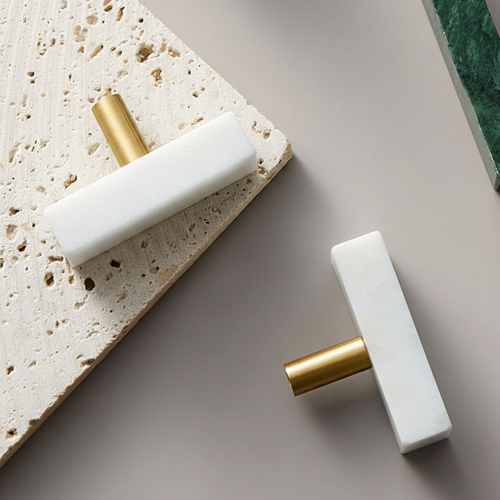 T-bar 3143 | Organisk Glass + Messing