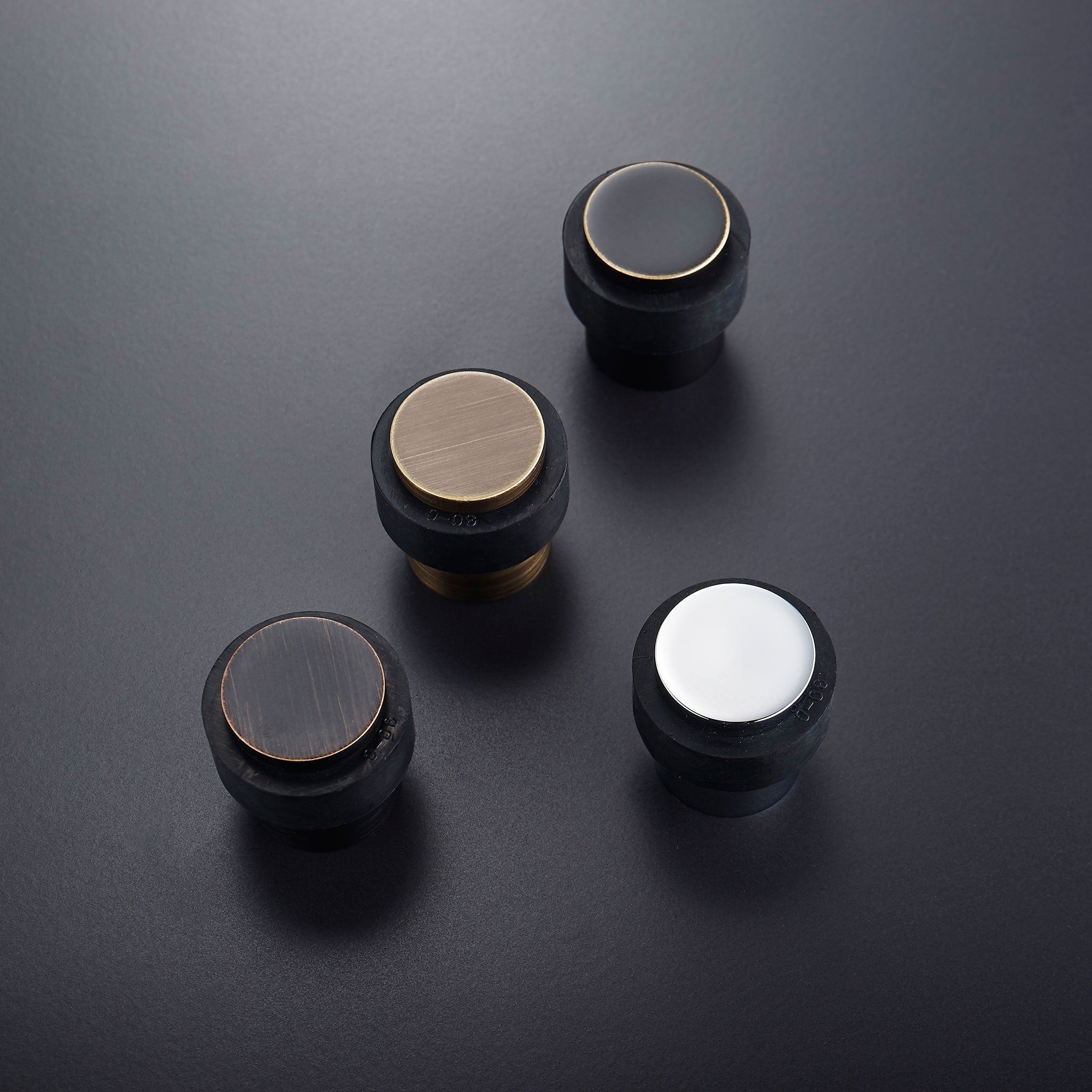 Matt svart/Rödguld - Dooroom