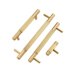Maniglia 3100 | Zigrinata | Ottone