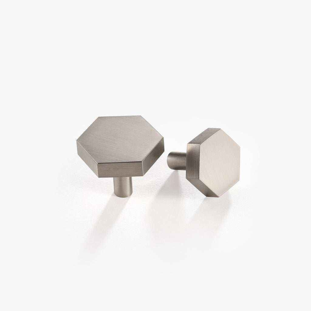 Knopp 1055 | Hexagon | Förnicklad - Dooroom
