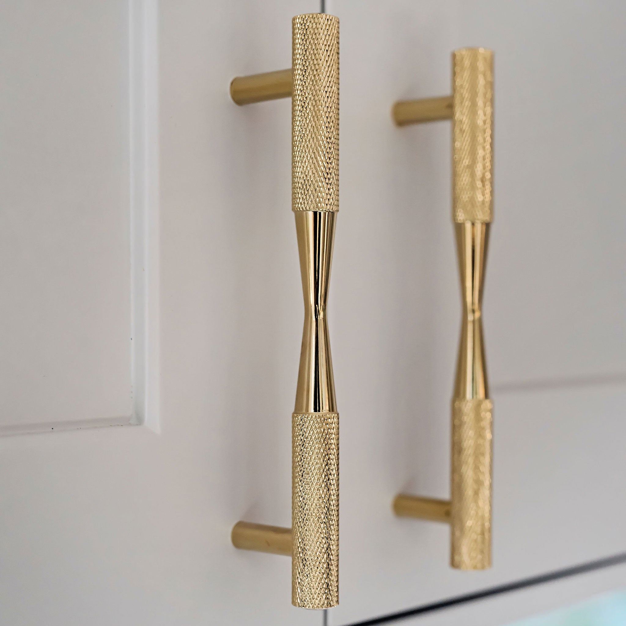 Handtag 3095 | Lättrat | PVD Guld - Dooroom